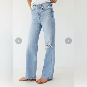 Light Blue Distressed Women's Jeans